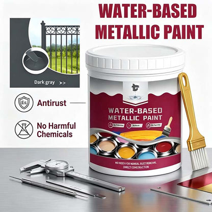 🔥Hot Sale 49% OFF🔥 Rust Converter & Metallic Paint – Stops Rust, Ready to Paint🛡️