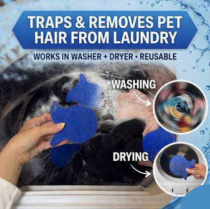Laundry Pet Hair Removal Fish - 6 Pack