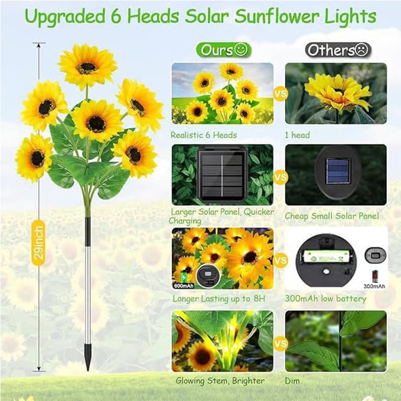 🌻Solar LED Sunflower Garden Lights🌞