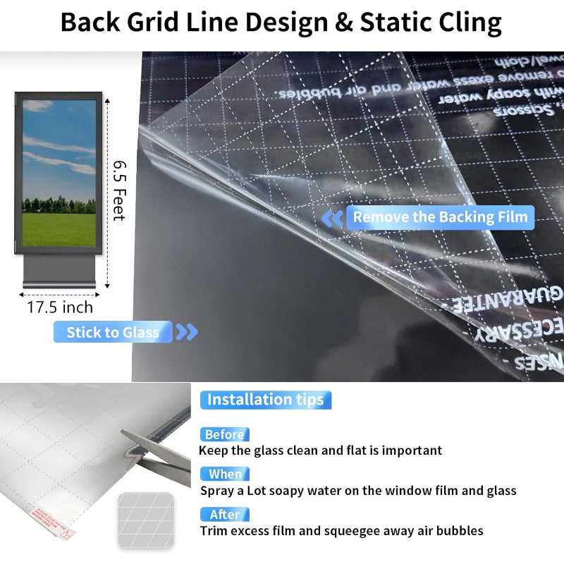 🪟✨50% OFF TODAY🔒 One-Way Privacy Window Film