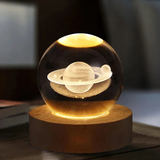 3D Crystal Planet Lamp