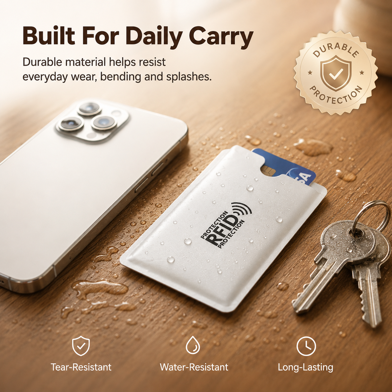 RFID Blocking Sleeves for Credit Cards