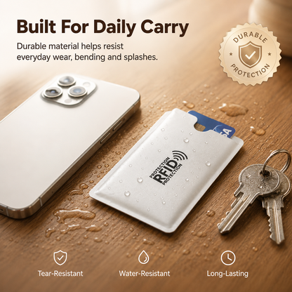 RFID Blocking Sleeves for Credit Cards