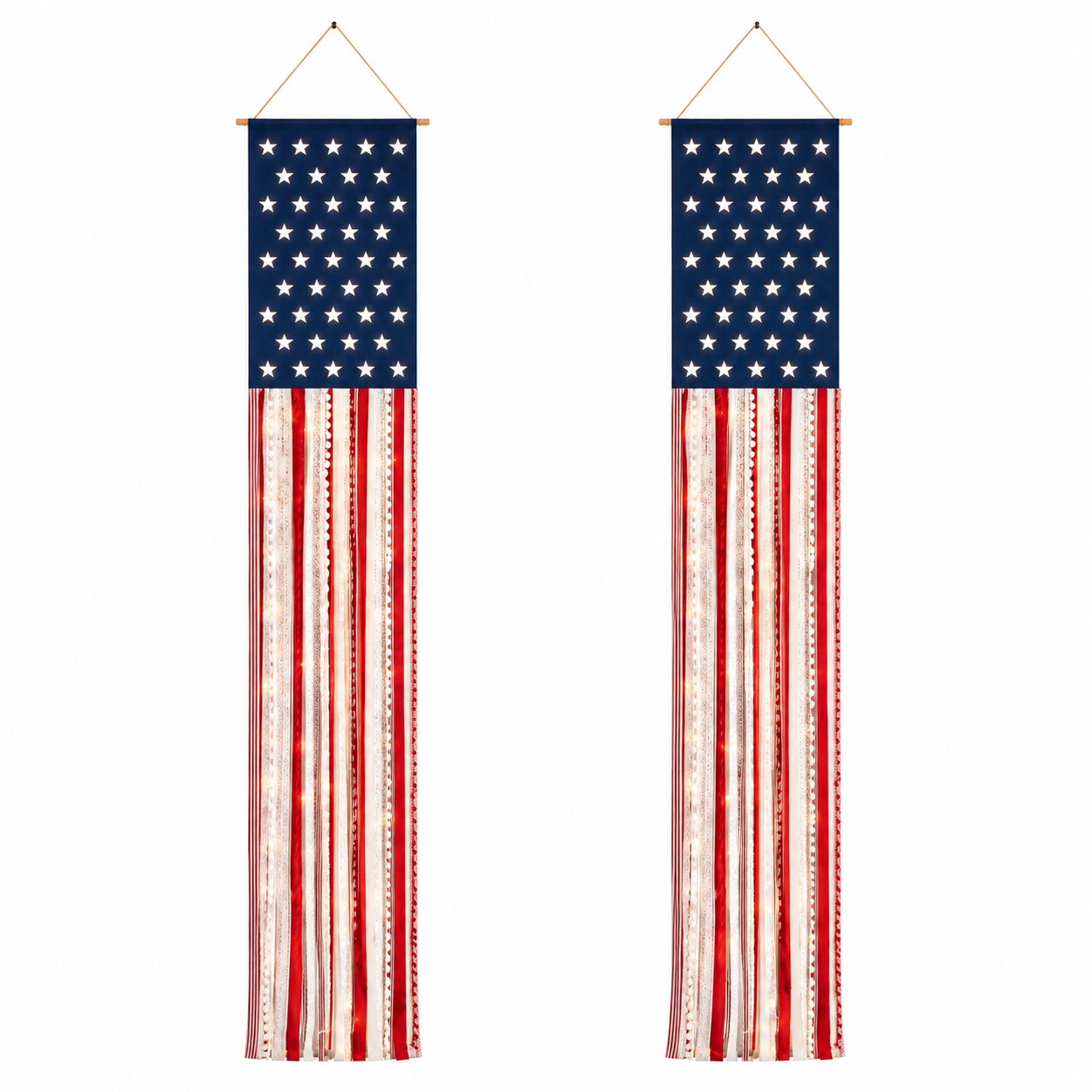 🎉Hot Sell🔥Patriotic Porch Banner Set | Perfect for America’s 250th Celebration!