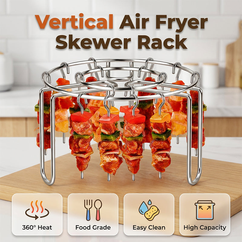 🥩Vertical barbecue grill for grilling skewers.🍤