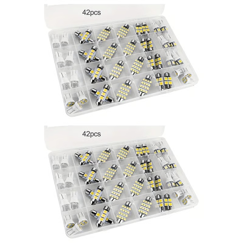All-in-One Automotive LED Interior Conversion Kit (42-Piece Set)