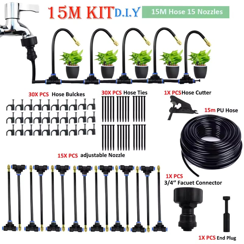 🔥 2026 Summer Sale | 49% OFF 360° Adjustable Garden Misting & Irrigation Kit