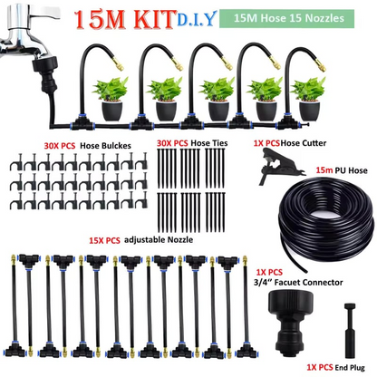🔥 2026 Summer Sale | 49% OFF 360° Adjustable Garden Misting & Irrigation Kit