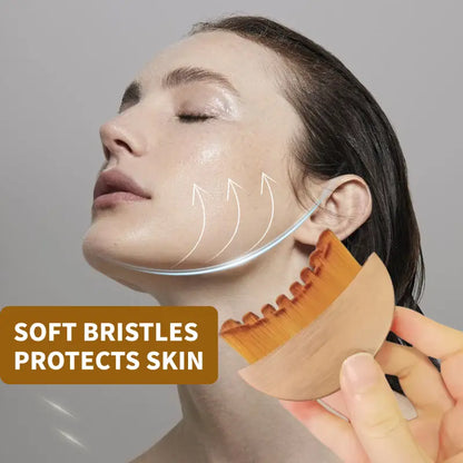 Face Lymphatic Contour Brush for Jawline Sculpting