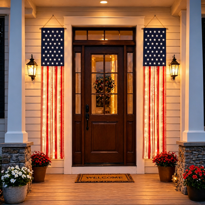 🎉Hot Sell🔥Patriotic Porch Banner Set | Perfect for America’s 250th Celebration!