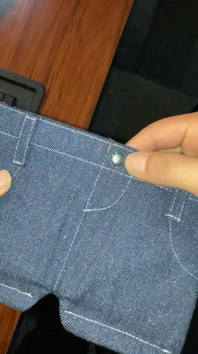 Foldable Denim Jeans Wallet - Viral Pants-Shaped Coin Purse & Card Holder