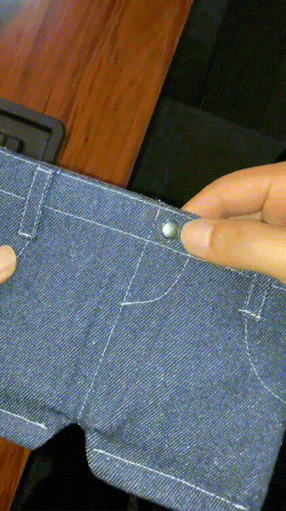 Foldable Denim Jeans Wallet - Viral Pants-Shaped Coin Purse & Card Holder