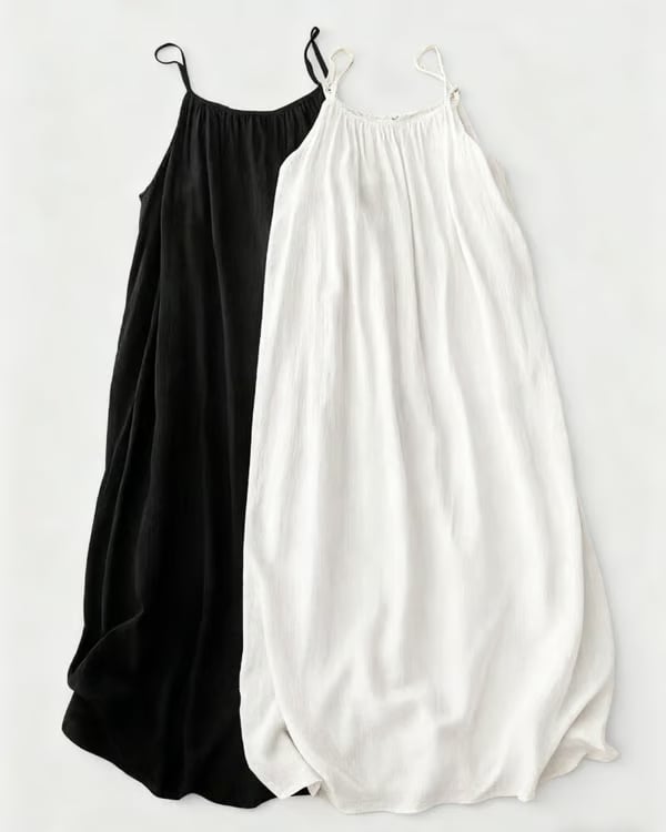 ✨ Adjustable Backless Camisole Dress🎉Women's Solid Color Backless Cami Dress