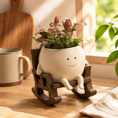 🏡Hot Selling Today – Swing Face Planter | Transform Empty Corners Into Eye-Catching Decor