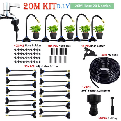 🔥 2026 Summer Sale | 49% OFF 360° Adjustable Garden Misting & Irrigation Kit