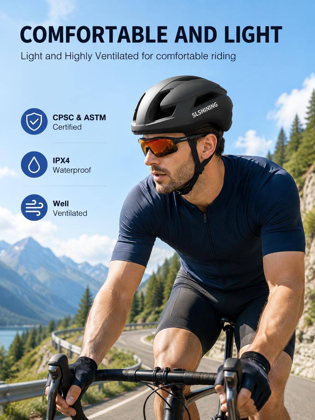 🚴SLSHINING Smart LED Cycling Helmet
