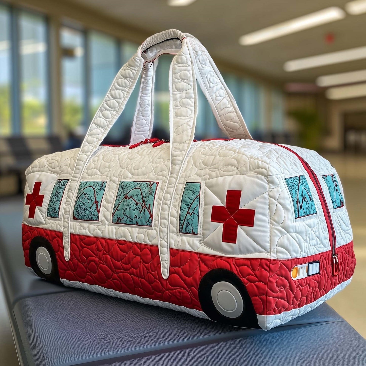 🔥50% OFF✨Hippie Van Quilted Duffle Bag