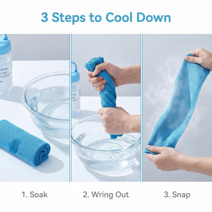 💦Summer Hot Sale -⚡50K+ SOLD!❄️Cold Sweat Towel You Can Use Anywhere, Anytime! Reusable Soft Absorbent Cooling Portable