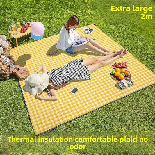 🏆 [BEST SELL] The Ultimate All-Terrain Picnic Mat：100% Waterproof • Sand-Proof • Effortlessly Foldable 🌿