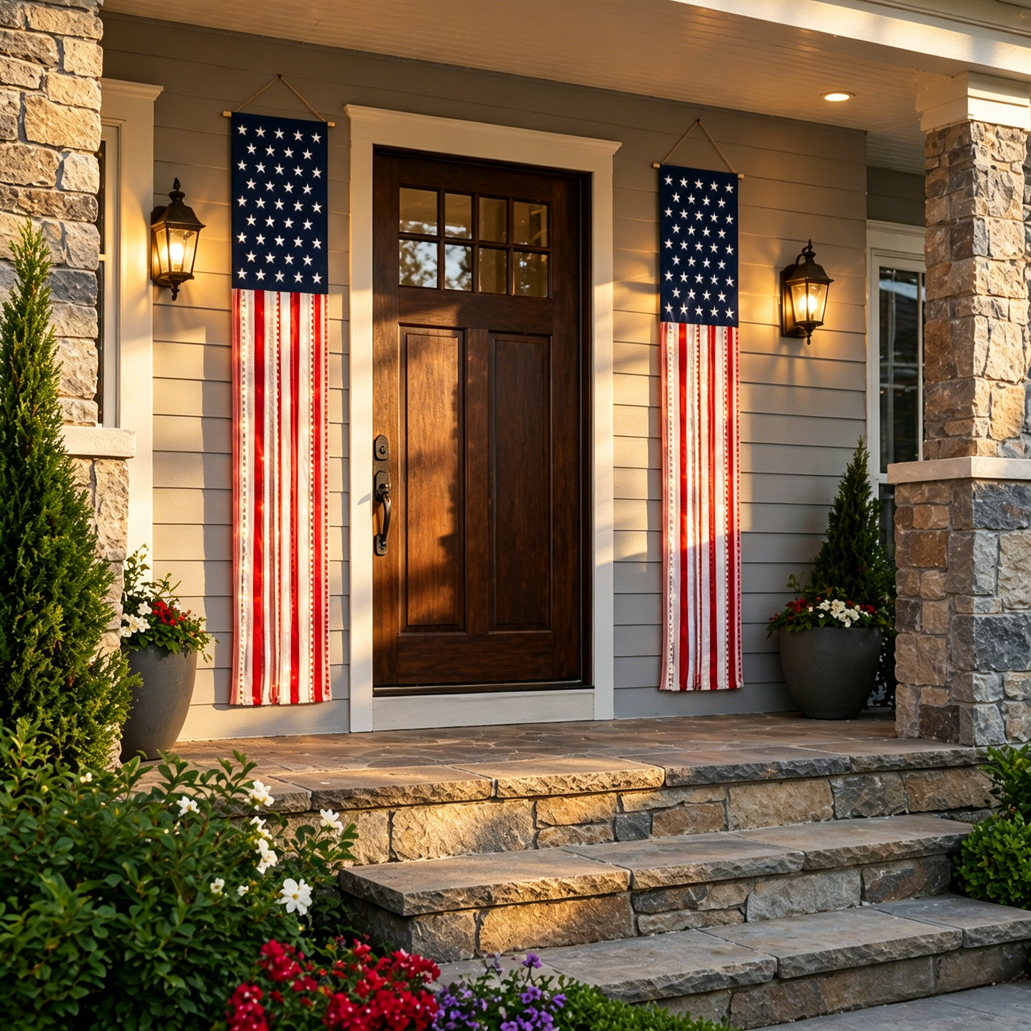 🎉Hot Sell🔥Patriotic Porch Banner Set | Perfect for America’s 250th Celebration!