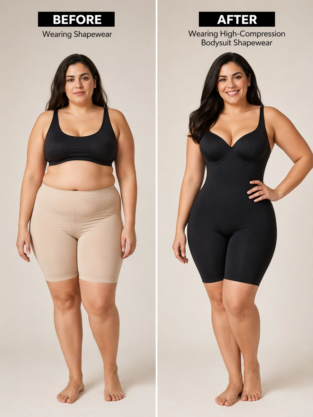Women's All-Day Sculpting Mid-Thigh Bodysuit