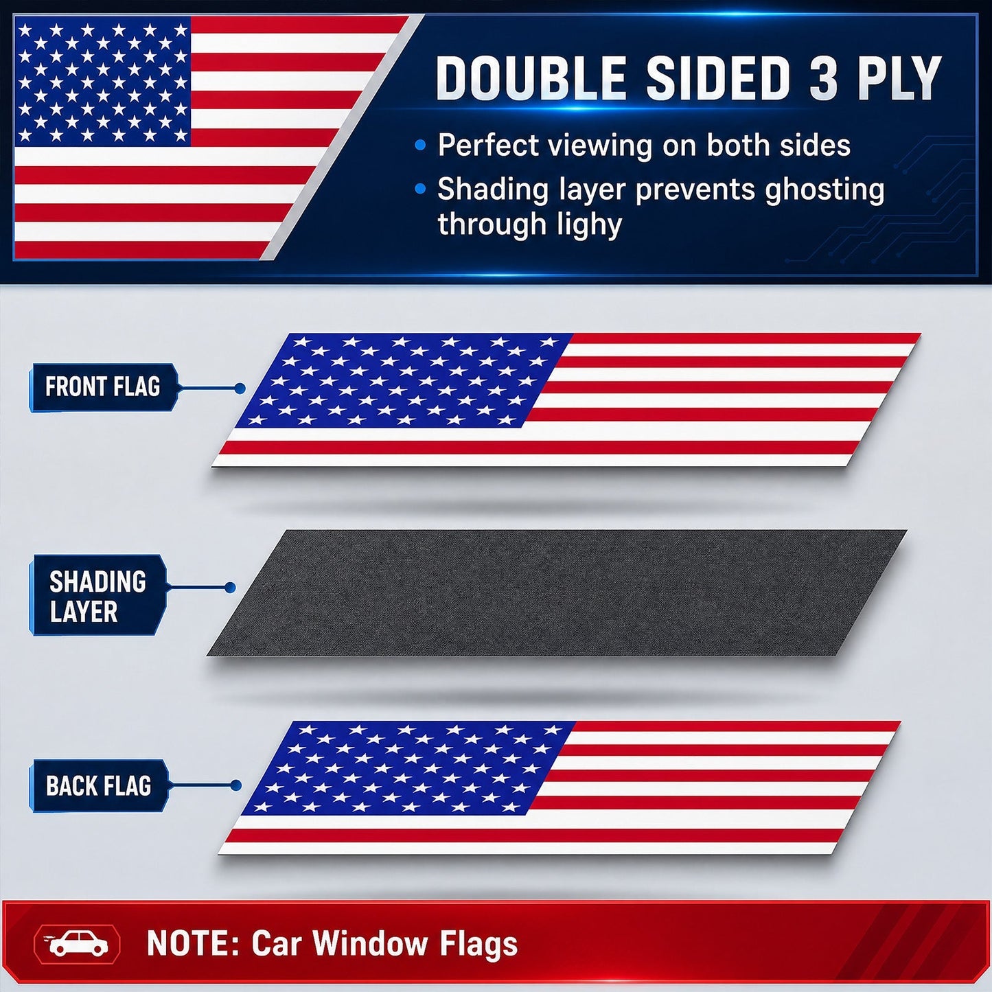 🎉4th Of July Flash Sale 65K+🔥Car Hood Flag🦅