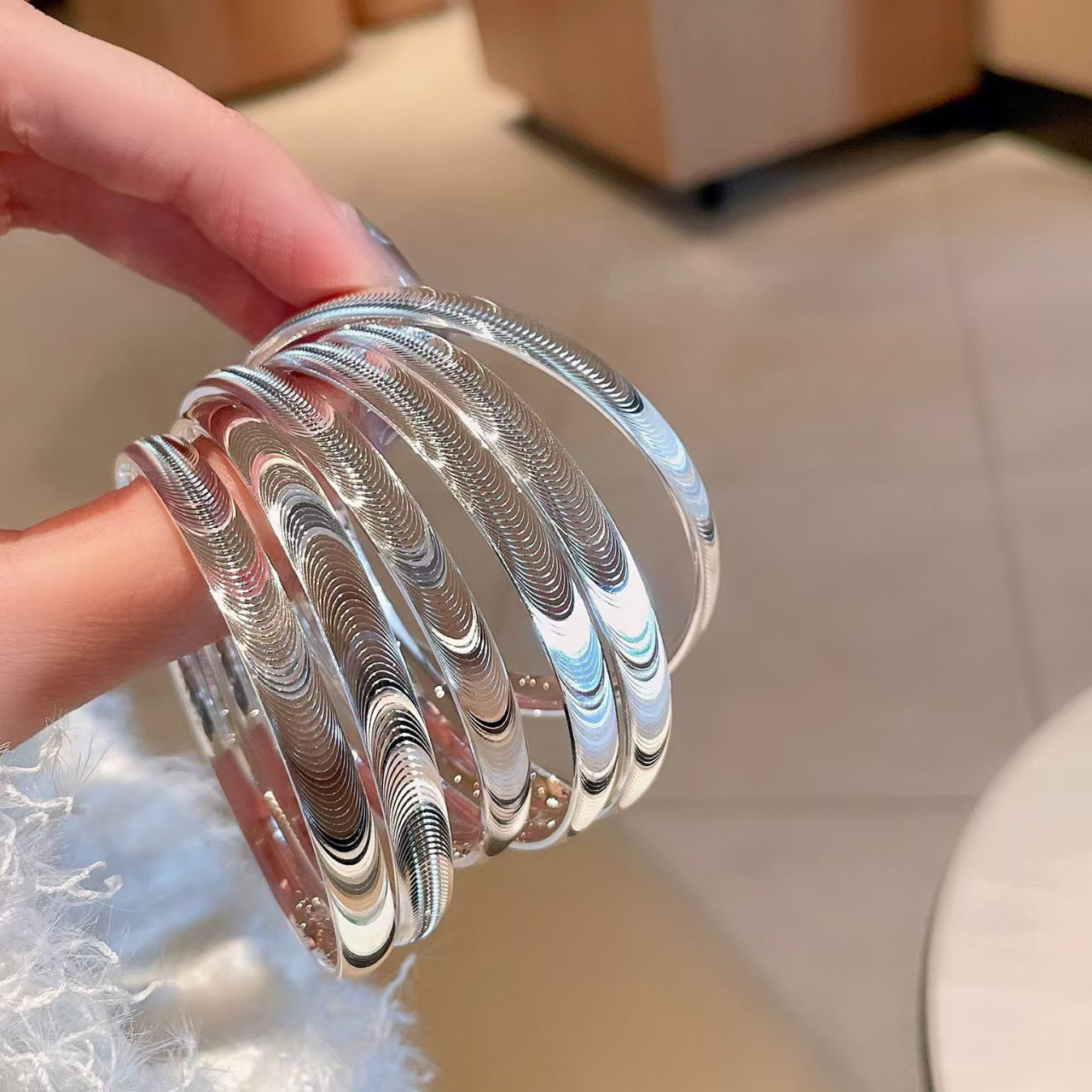 🔥 LIMITED TIME OFFER Elegant Cat's Eye Open Cuff Bracelet
