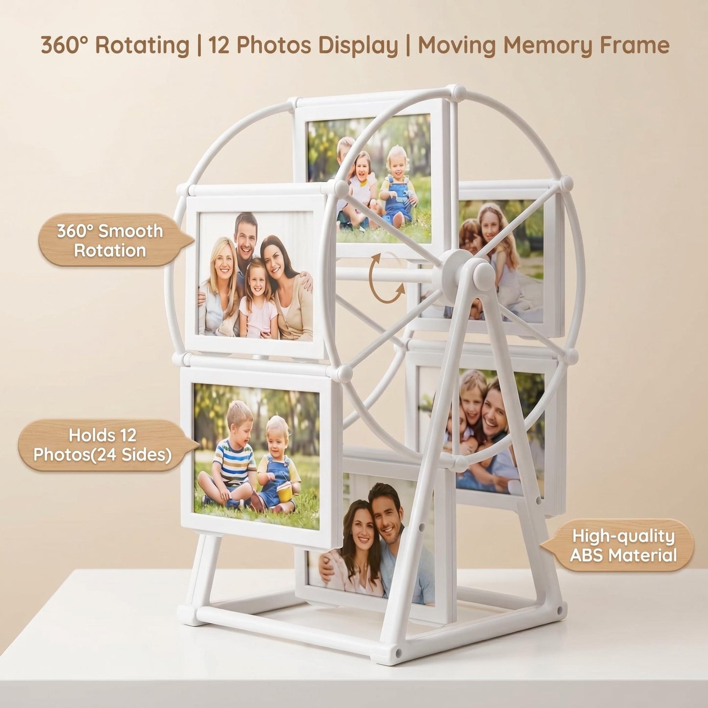 Rotating Ferris Wheel Photo Frame – Turn Your Memories Into Motion