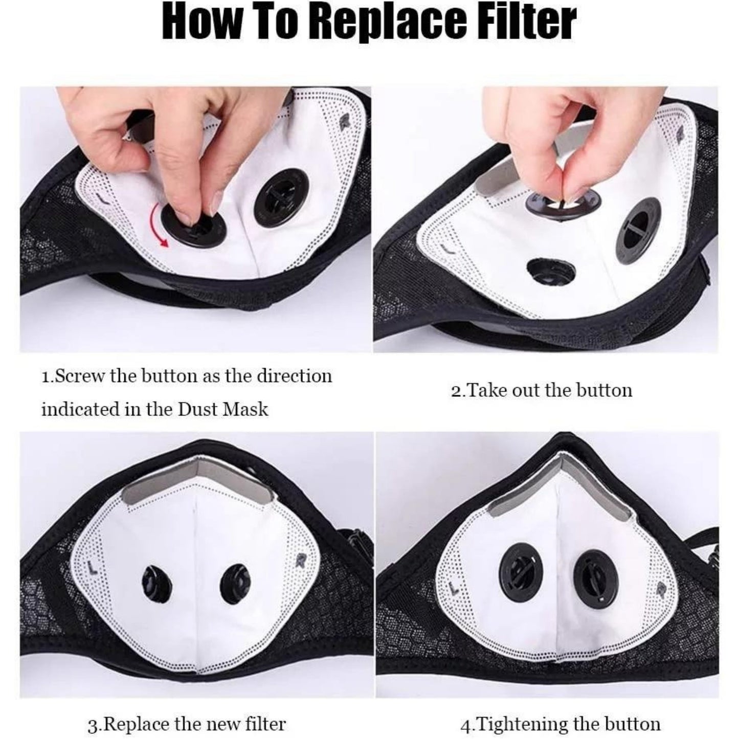 💕Hot sale 49% OFF💖Reusable Carbon Filter Dust Mask – Built for Active Lifestyles