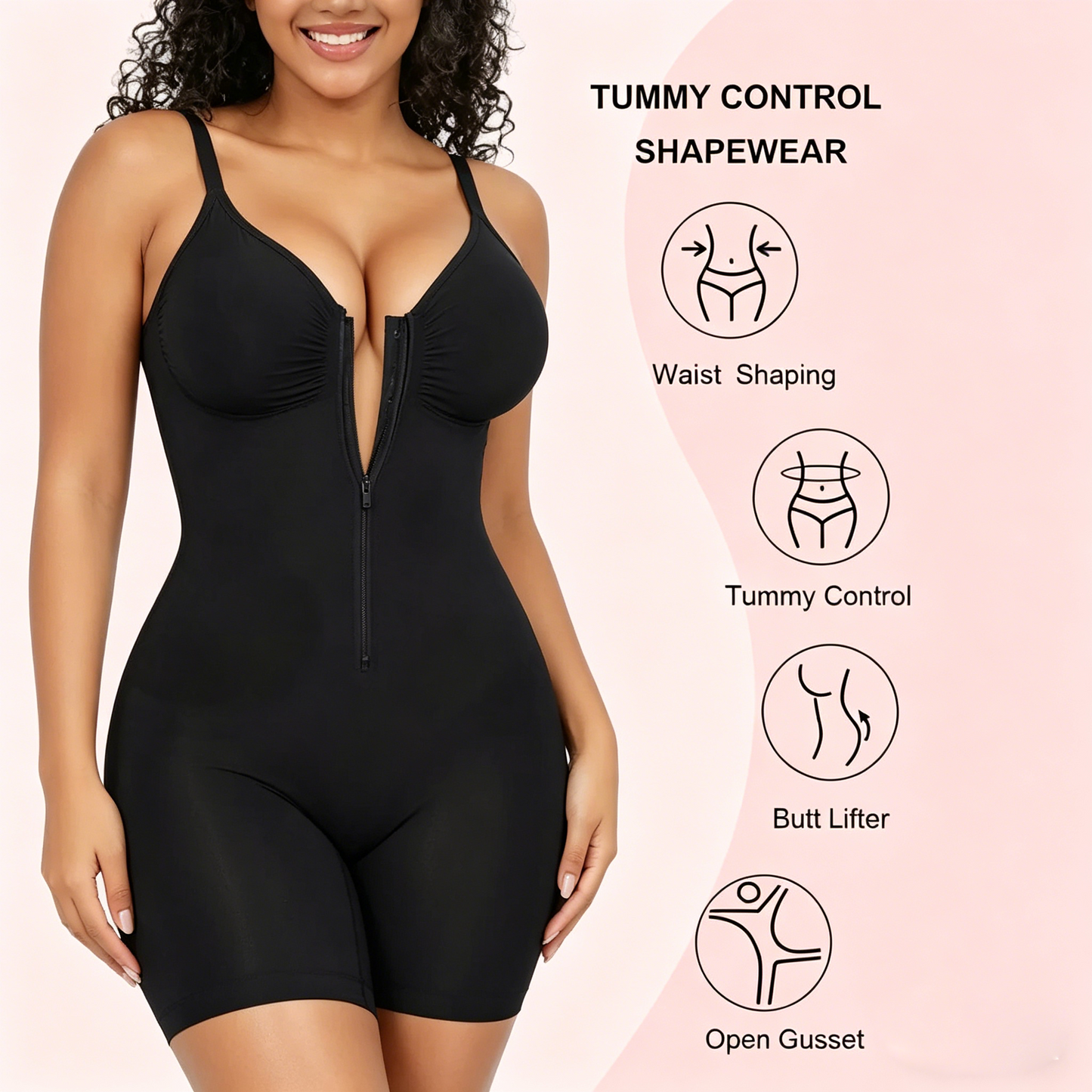 Women's All-Day Sculpting Mid-Thigh Bodysuit