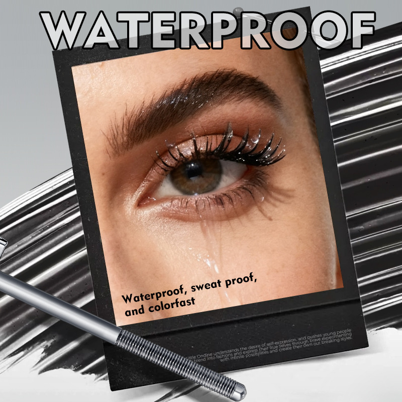 Steel Tube Spiral Mascara - Waterproof & Long-Lasting