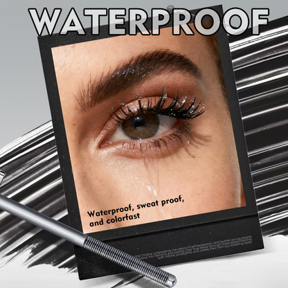 Steel Tube Spiral Mascara - Waterproof & Long-Lasting