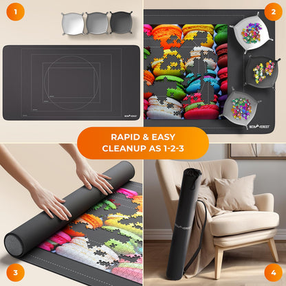 The Original Jigsaw Puzzle Mat Roll Up Set
