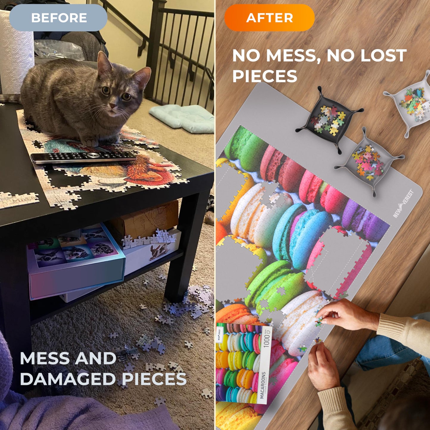 The Original Jigsaw Puzzle Mat Roll Up Set