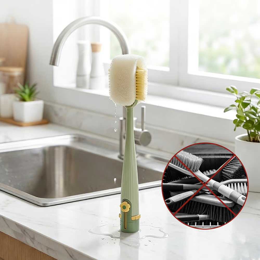 5-in-1 Bottle & Straw Cleaning Brush – Multifunctional Tool for Bottles, Cups, Straws