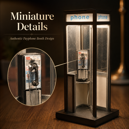 🔥Last Day 49% OFF - ☎️Retro Vintage Tall PhoneBooth Lamp