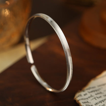 🔥 LIMITED TIME OFFER Elegant Cat's Eye Open Cuff Bracelet