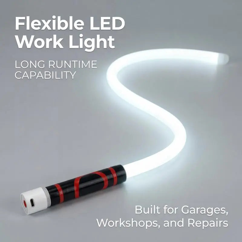 Bendable LED Flashlight Stick - 28" Flexible Design, 7-Hour Long Battery Life