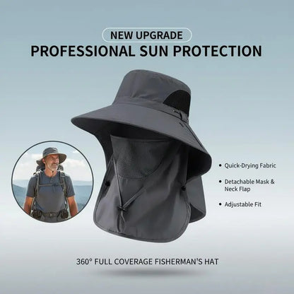 🔥Flash Sale-50% Off🔥Lightweight Summer Safari Cap for Hiking, Gardening, and Boating