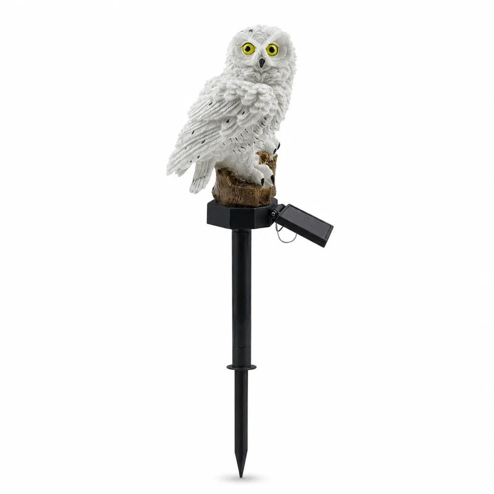 Brighten your garden path today Solar Owl Pathway Light
