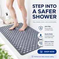 🔥Save 50% This Summer 💧 SafeStep Bathroom Safety Mat - Make Every Shower Feel Safer 🚿