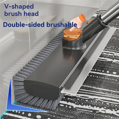 3 in 1 Floor Scrub Brush with Long Handle Cleaning Brush
