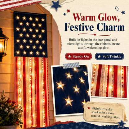 🎉Hot Sell🔥Patriotic Porch Banner Set | Perfect for America’s 250th Celebration!