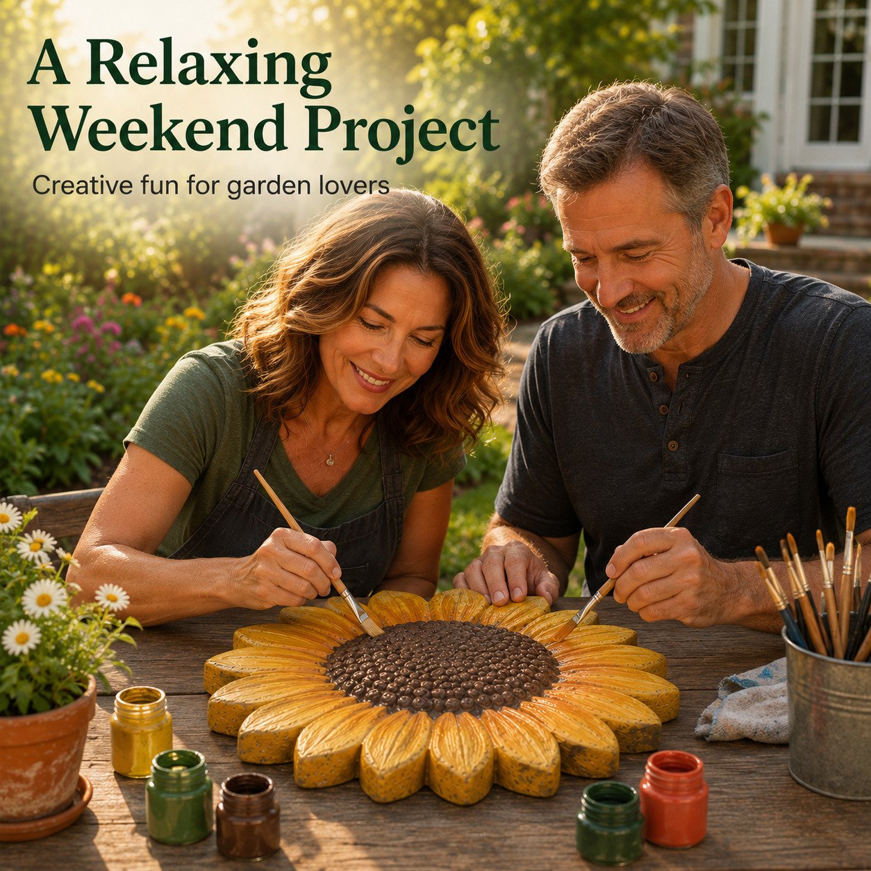 💥 LAST DAY 50% OFF - 🌻 Reusable Sunflower Stepping Stone Mold (📦Buy 2 Free Shipping)