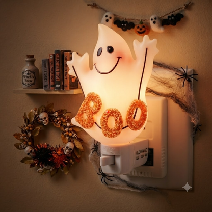 🔥HOT SALE 49% OFF🎃👻Animated Seesaw Ghost Plug In LED Night Light