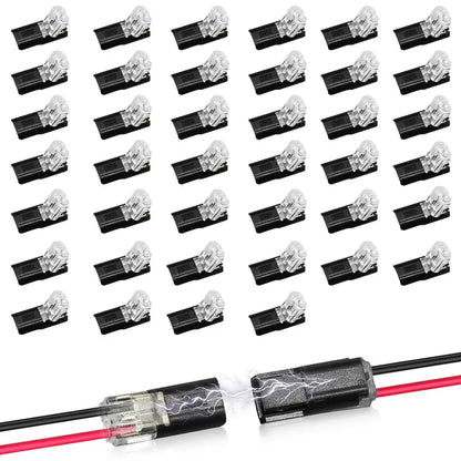 🔗 Double-Wire Plug-in Connector Led Light Strip Connectors 2 Pin