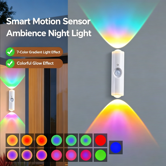 🔥 4 PCS Smart RGB Sunset Wall Lamp — Turn Any Room Into a Viral Glow Paradise 🌈