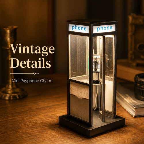🔥Last Day 49% OFF - ☎️Retro Vintage Tall PhoneBooth Lamp