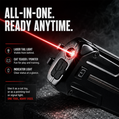 🔦Black Dog Night Blade R2 EDC Tactical Flashlight