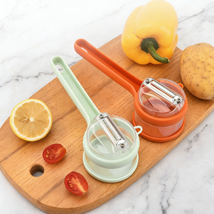 🔥50% OFF Today🔥Retractable Splash-Proof Peeler — No More Messy Kitchen Counters 🥔✨
